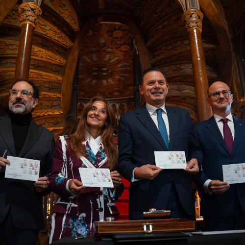 Emissão Filatélica 120 Anos Livraria Lello